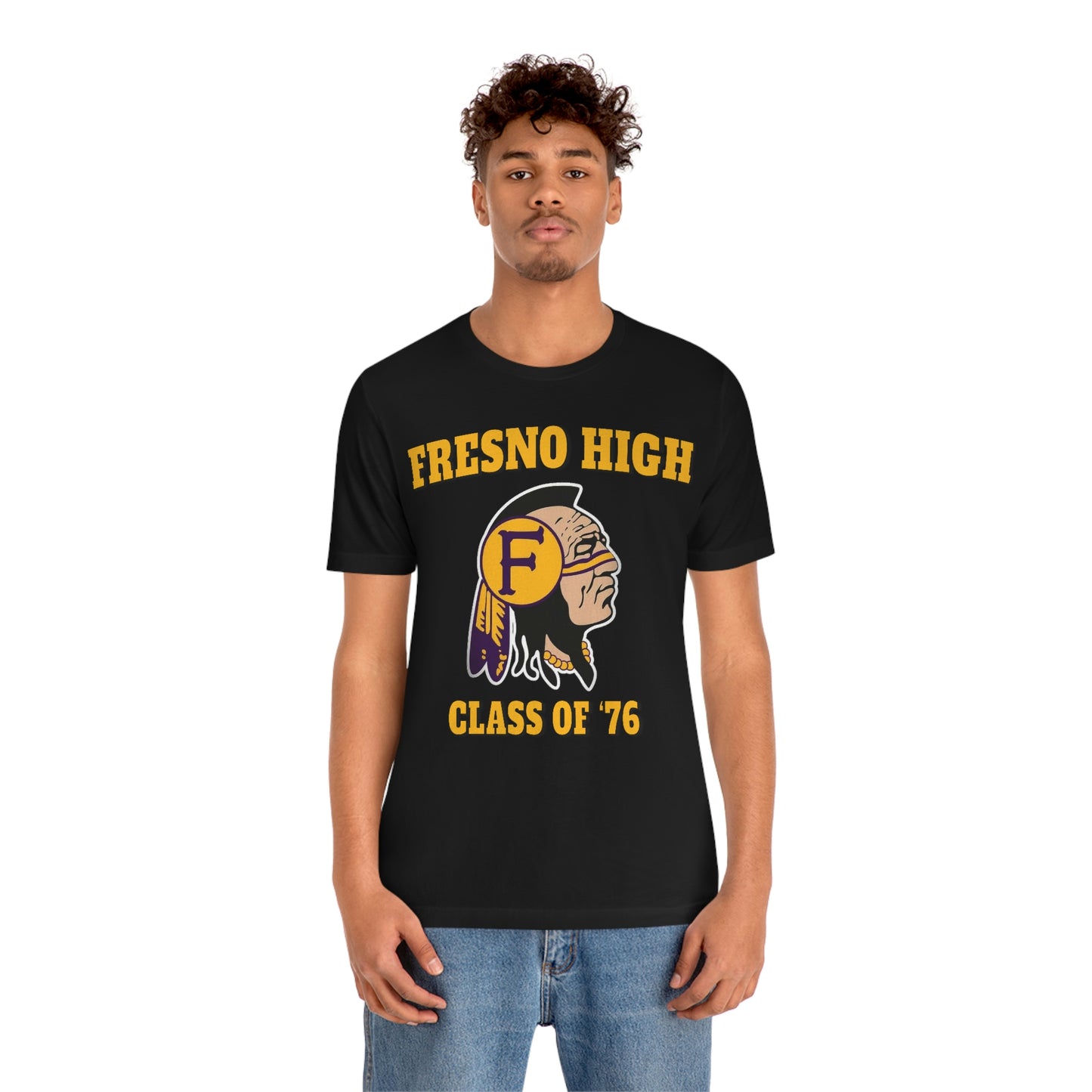 Class of 76 Fresno High - Unisex Jersey Short Sleeve Tee