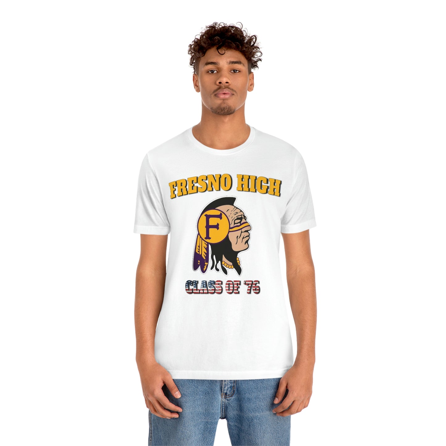 Fresno High Class of '76 - Unisex Jersey Short Sleeve Tee