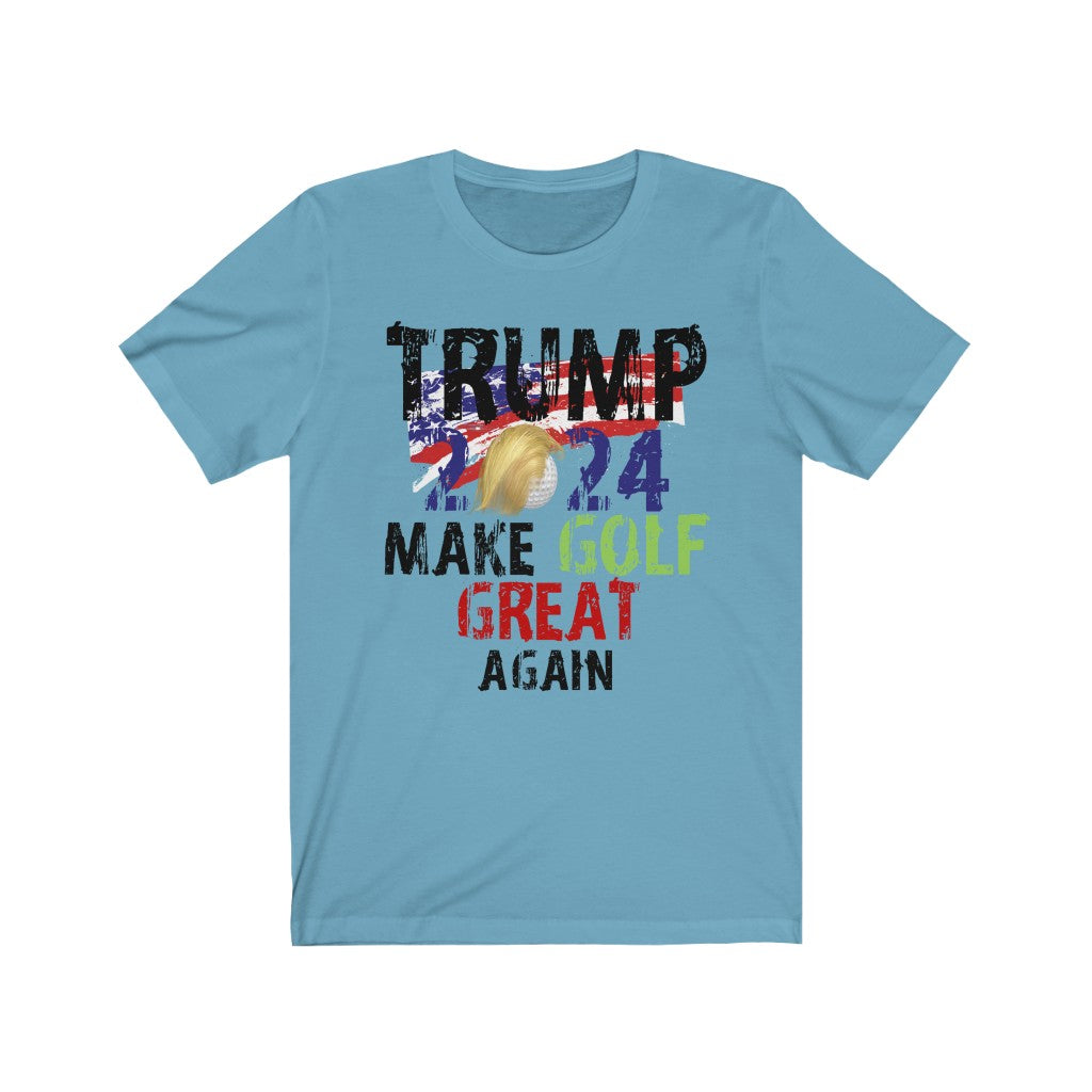 Trump Make Golf Great Again - Unisex Jersey Short Sleeve Tee