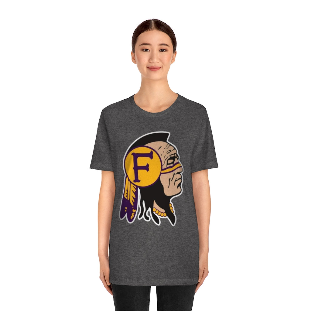 Fresno High Warriors Indian Head - Unisex Jersey Short Sleeve Tee