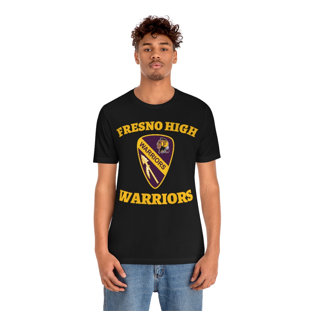 Fresno High Warriors Guitar Pick - Unisex Jersey Short Sleeve Tee