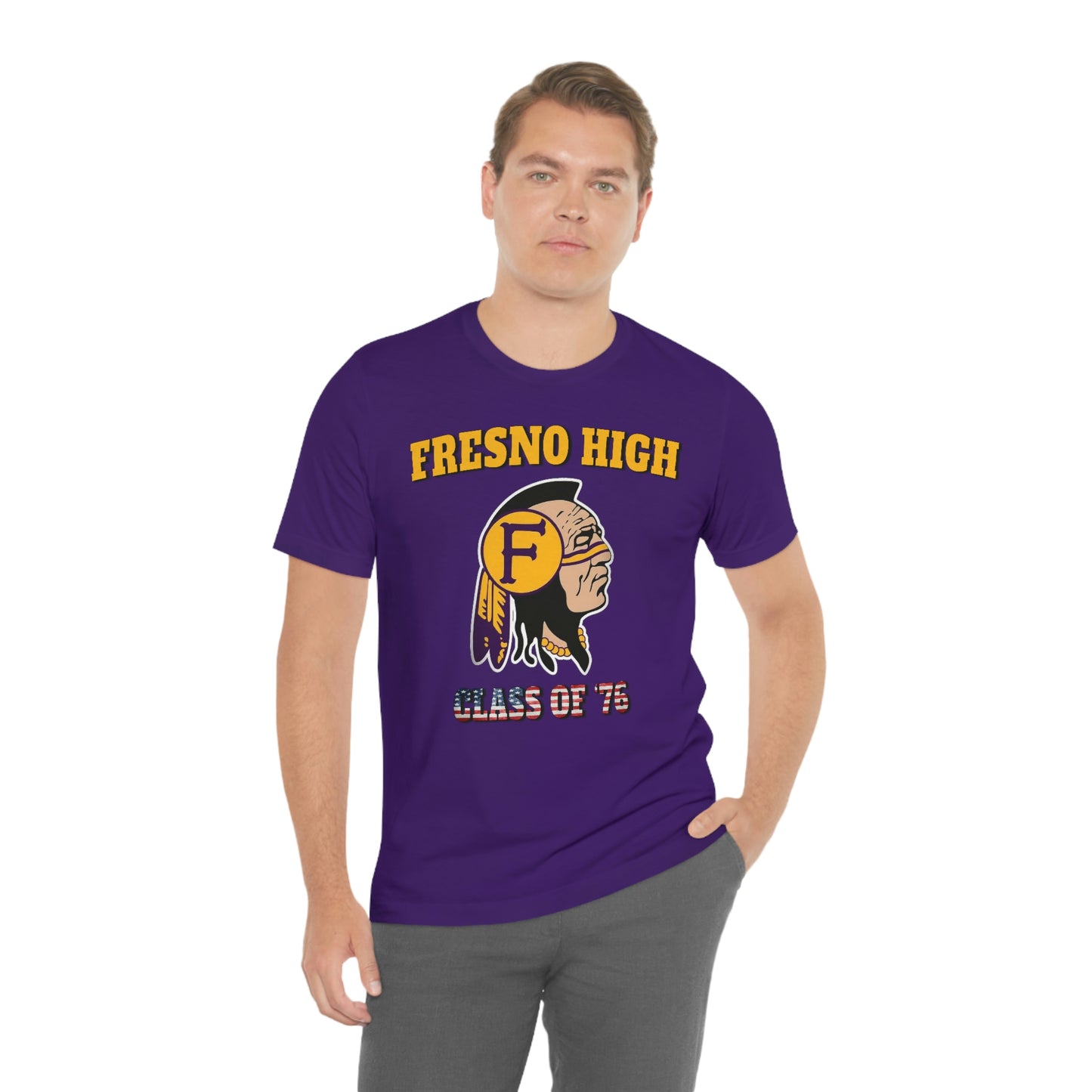 Fresno High Class of '76 - Unisex Jersey Short Sleeve Tee