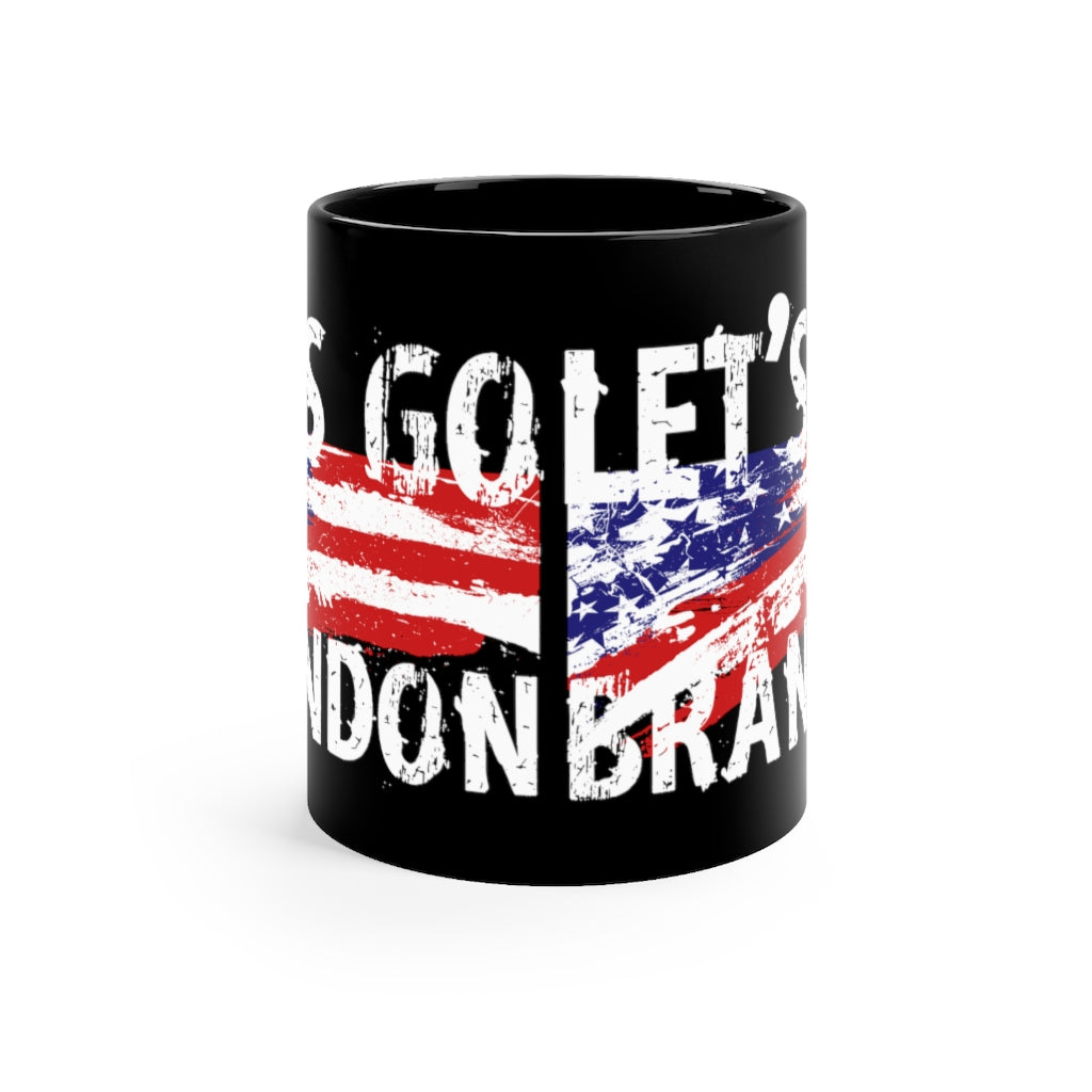 Let's Go Brandon - Black mug 11oz