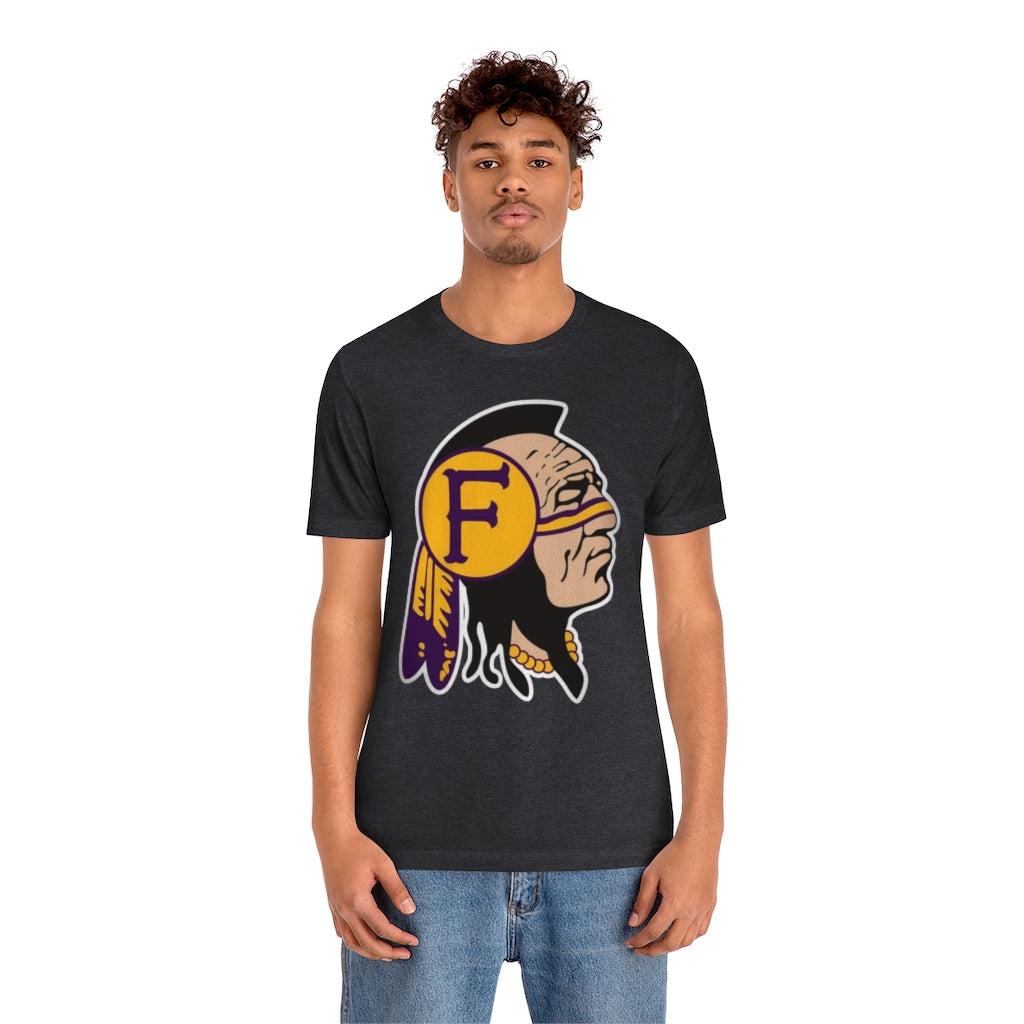 Fresno High Warriors Indian Head - Unisex Jersey Short Sleeve Tee