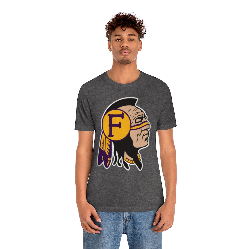 Fresno High Warriors Indian Head - Unisex Jersey Short Sleeve Tee