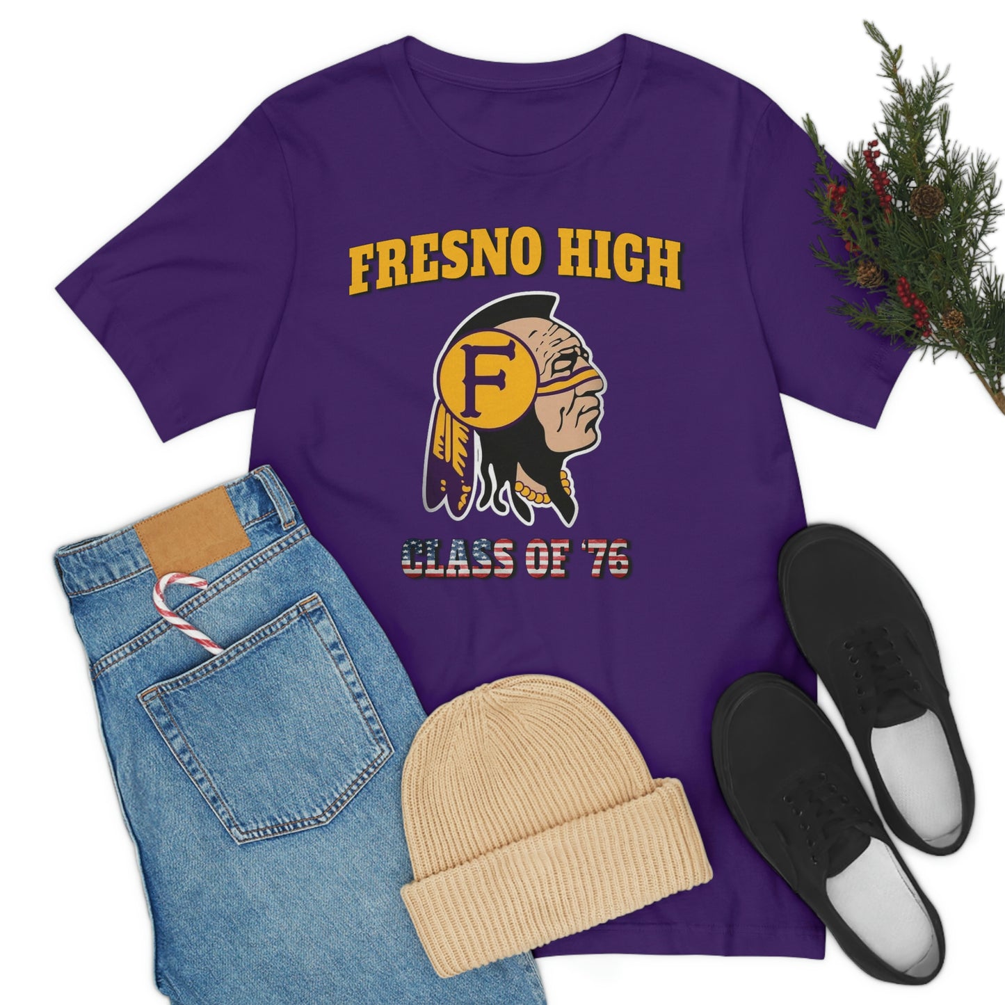 Fresno High Class of '76 - Unisex Jersey Short Sleeve Tee