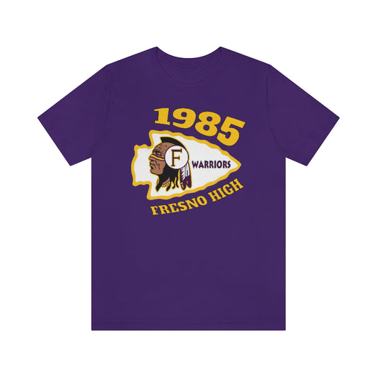 Fresno High Warriors 1985 - Unisex Jersey Short Sleeve Tee