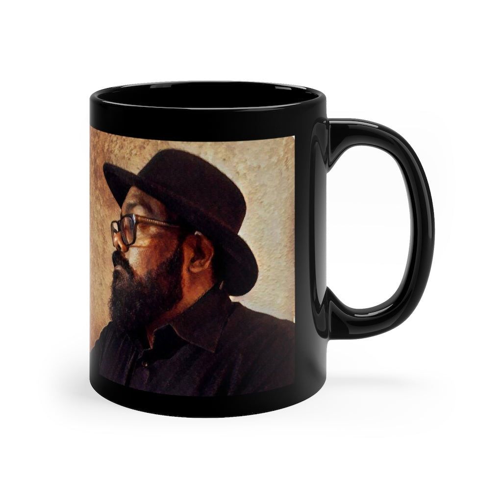 Nara Subramaniam - Black Coffee Mug, 11oz