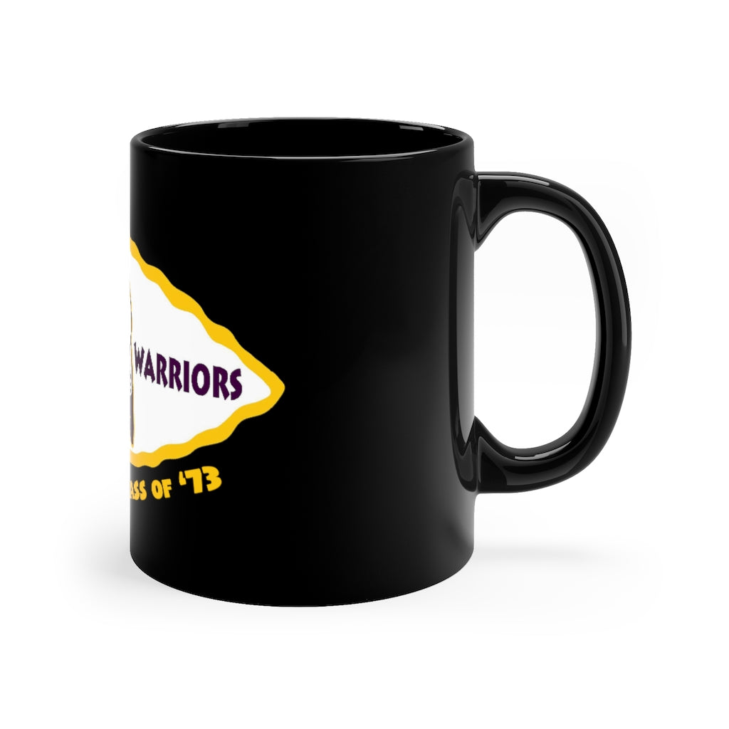 Fresno High Warriors Class of 1973 - Black Coffee Mug, 11oz