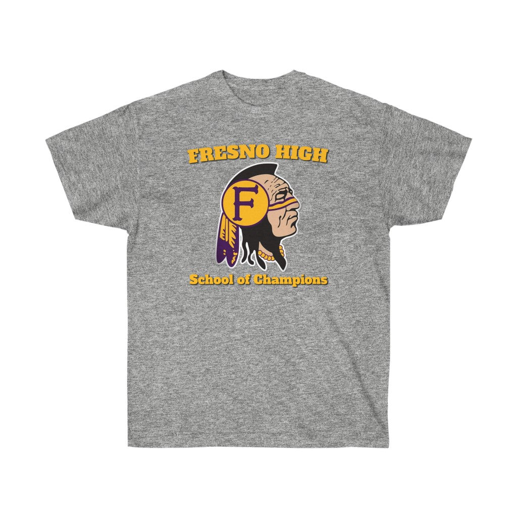 Fresno High Warriors School of Champions - Unisex Ultra Cotton Tee