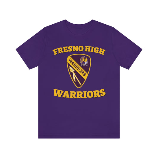 Fresno High Warriors Guitar Pick - Unisex Jersey Short Sleeve Tee