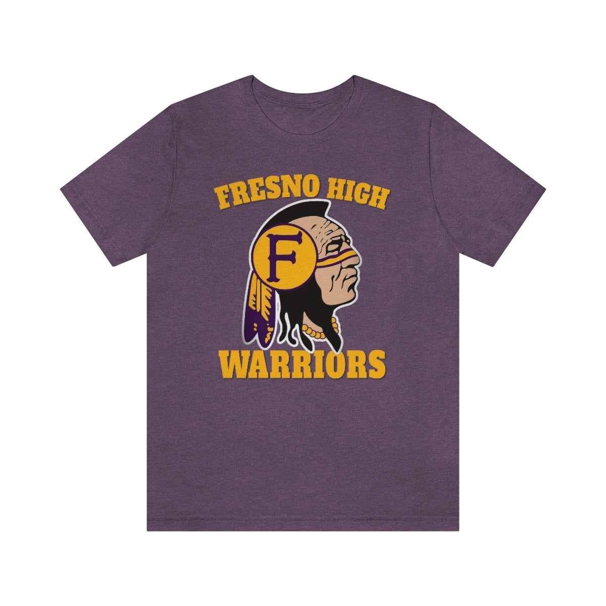 Fresno High Warriors Indian Head 3 - Bella Canvas 3001