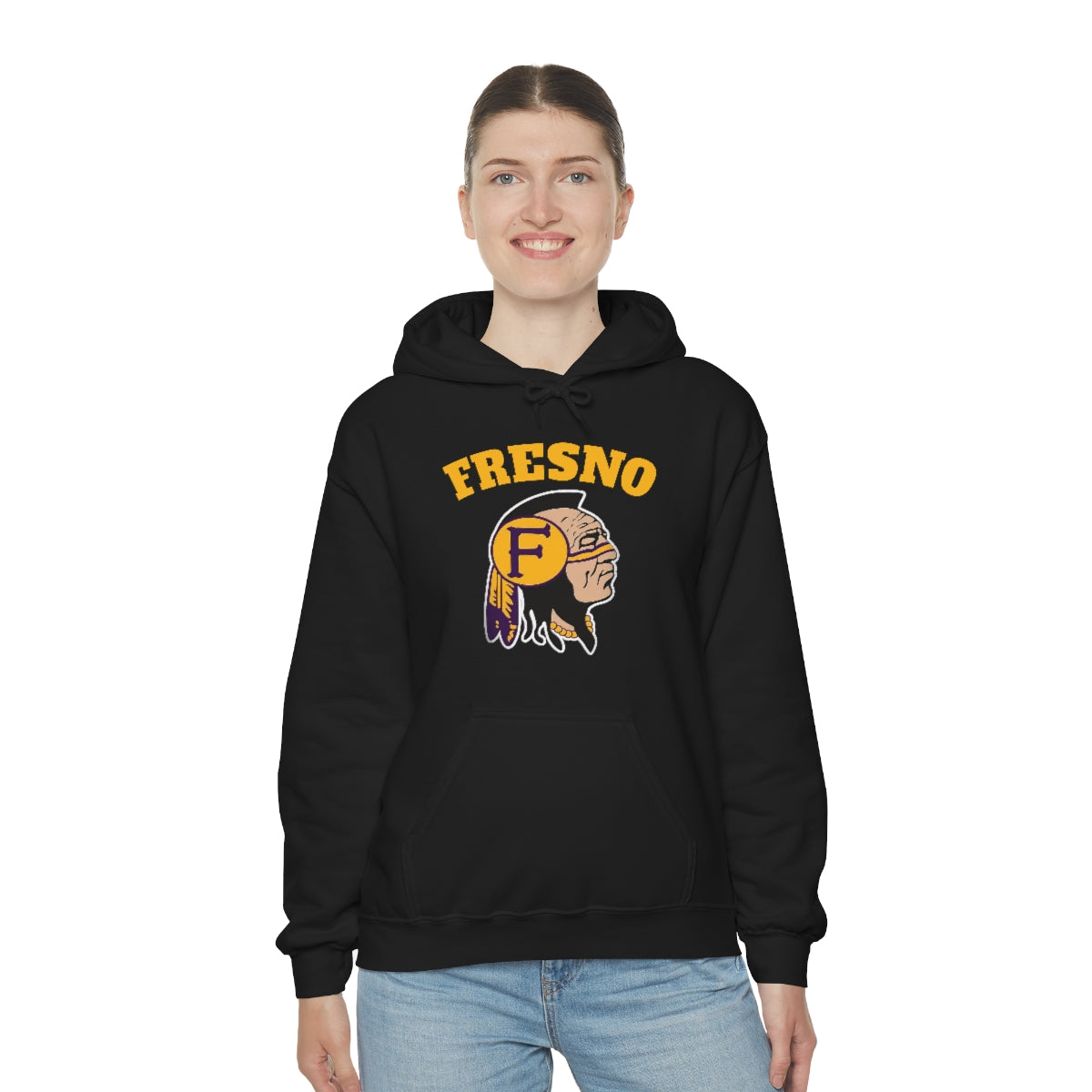 Fresno Indian Head - Unisex Heavy Blend™ Hooded Sweatshirt