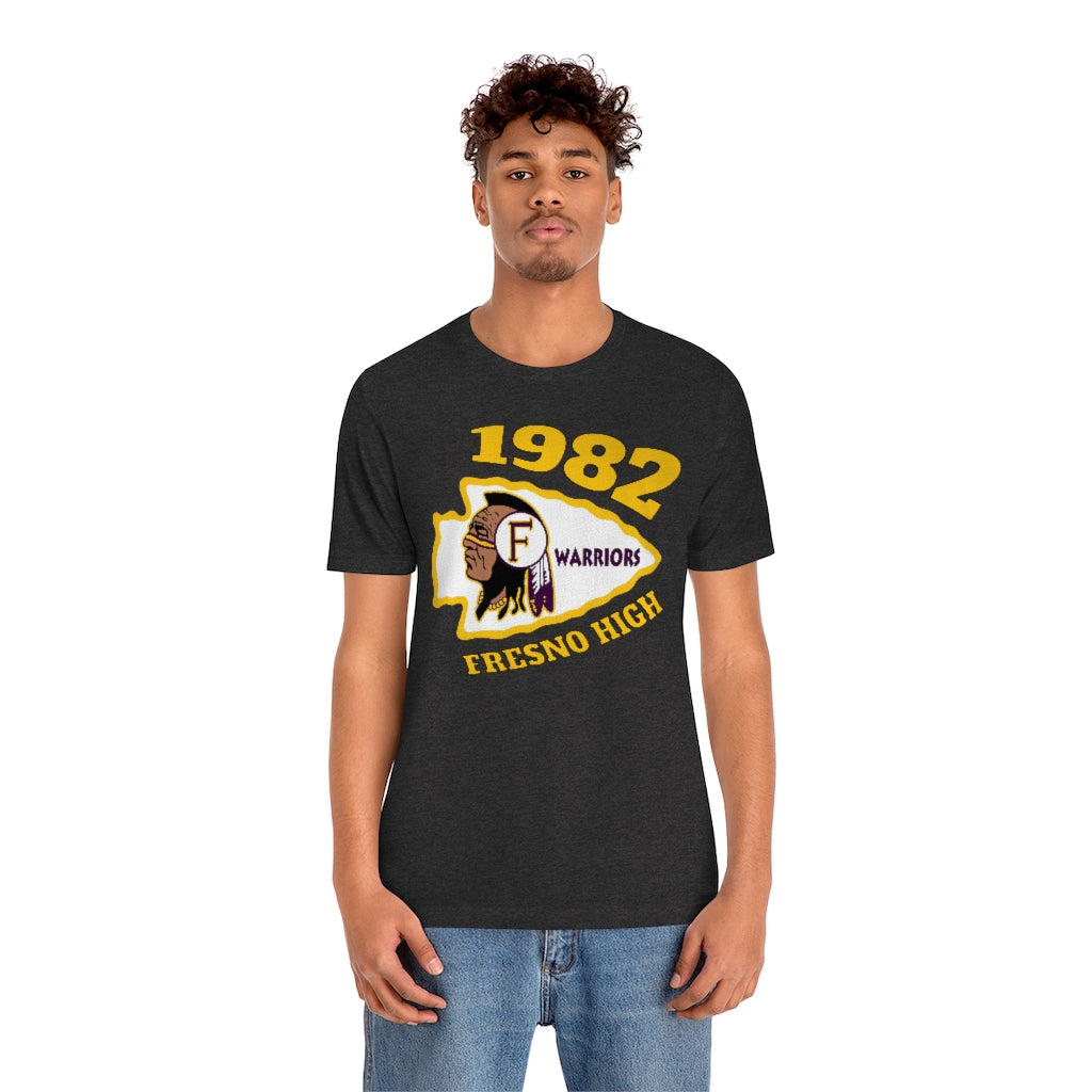 1982 Fresno High Warriors - Unisex Jersey Short Sleeve Tee Bella Canvas 3001