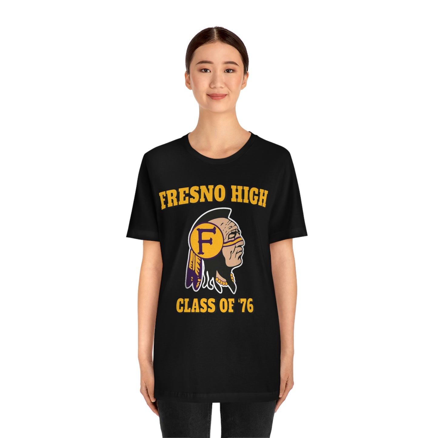 Class of 76 Fresno High - Unisex Jersey Short Sleeve Tee