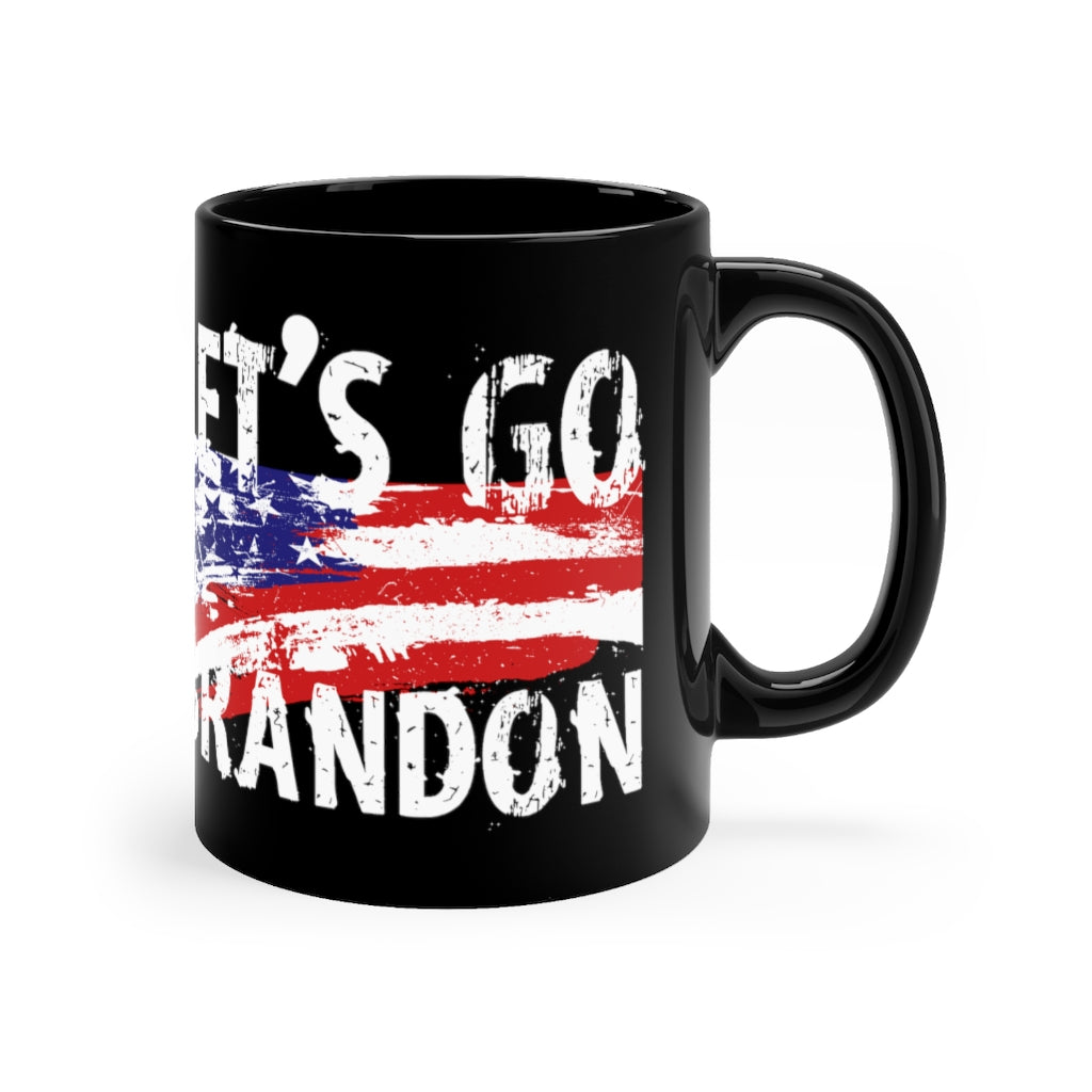 Let's Go Brandon - Black mug 11oz