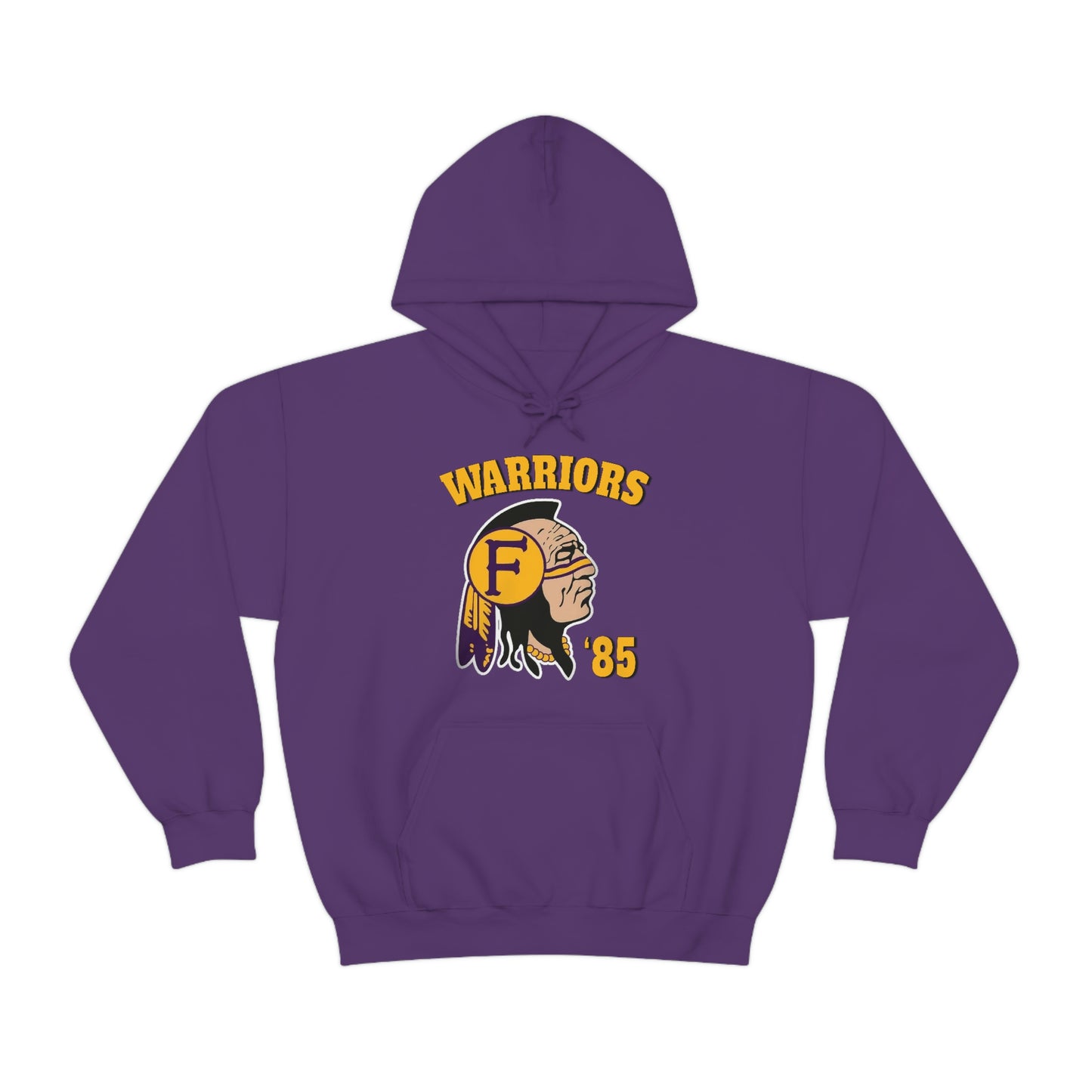 85 Warriors Indian Logo - Unisex Heavy Blend™ Hooded Sweatshirt