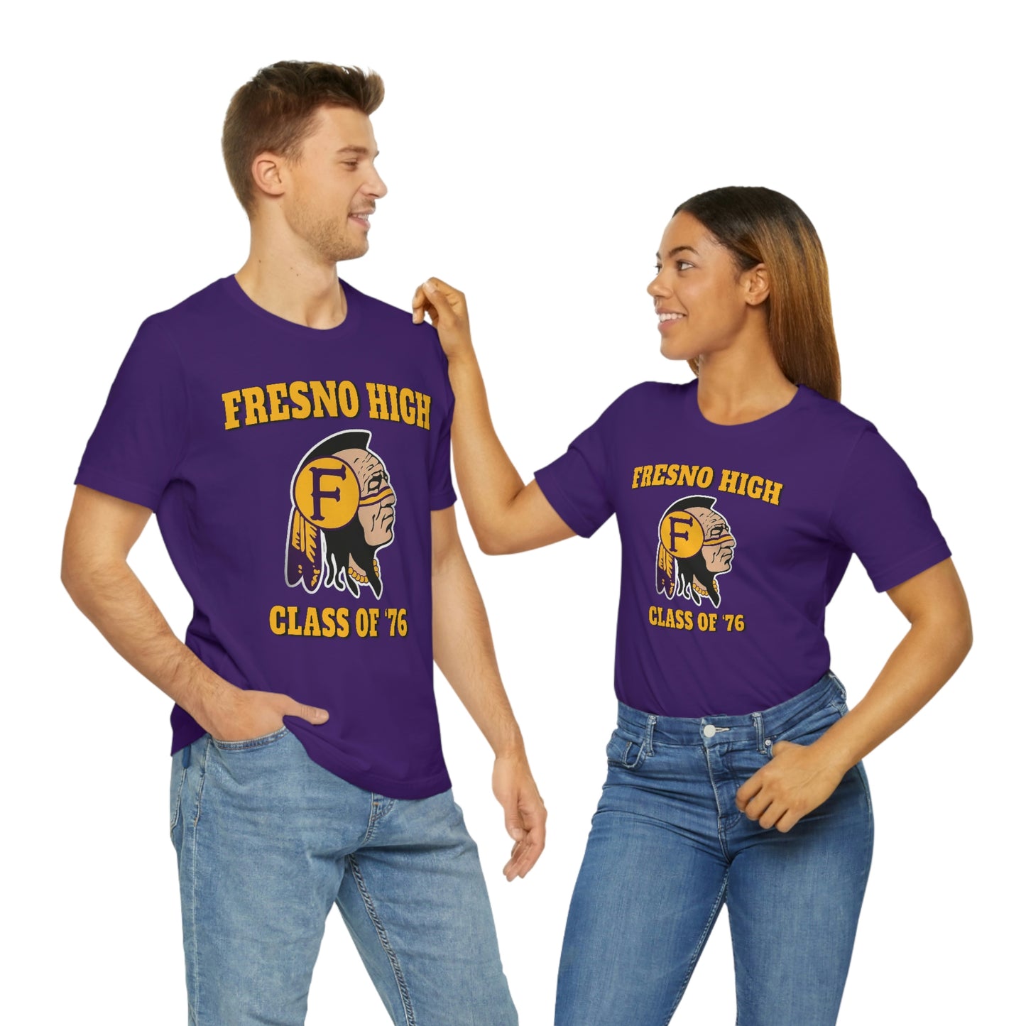 Class of 76 Fresno High - Unisex Jersey Short Sleeve Tee