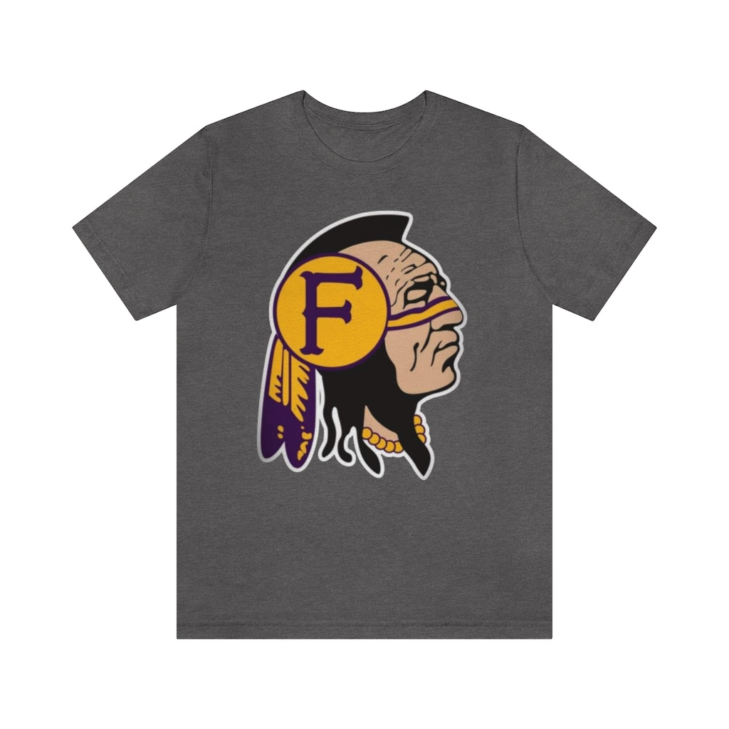 Fresno High Warriors Indian Head - Unisex Jersey Short Sleeve Tee