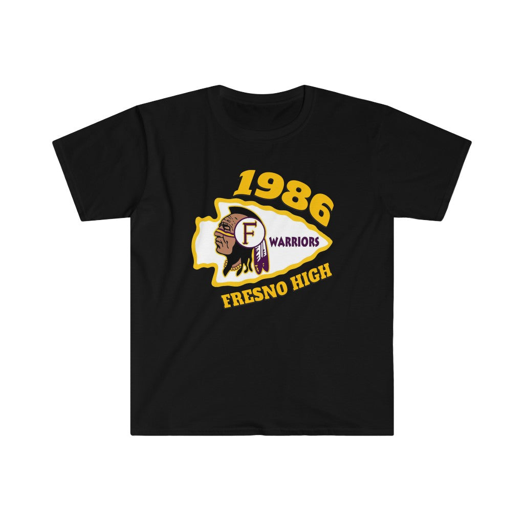 1986 Fresno High Warriors - Unisex Softstyle T-Shirt