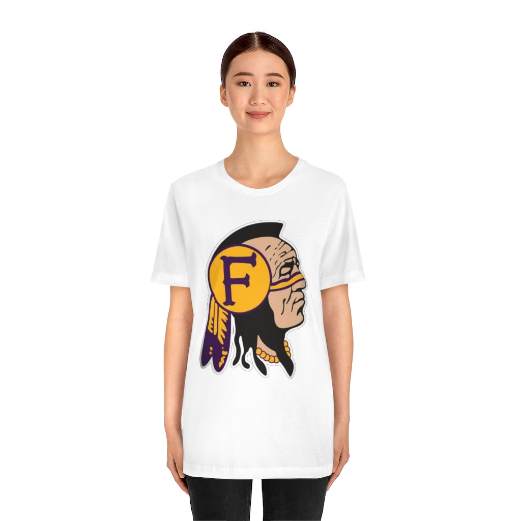 Fresno High Warriors Indian Head - Unisex Jersey Short Sleeve Tee