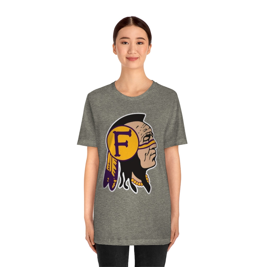 Fresno High Warriors Indian Head - Unisex Jersey Short Sleeve Tee