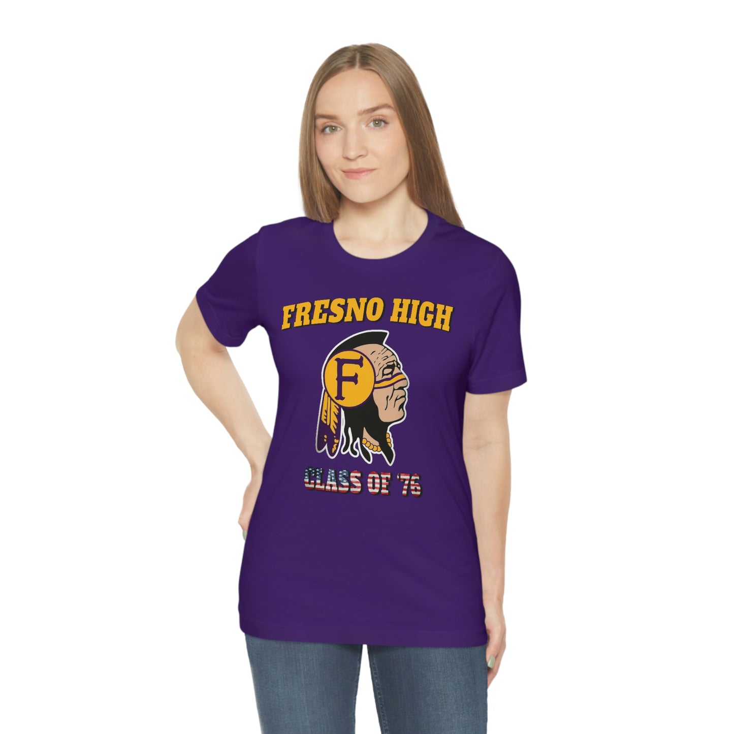 Fresno High Class of '76 - Unisex Jersey Short Sleeve Tee