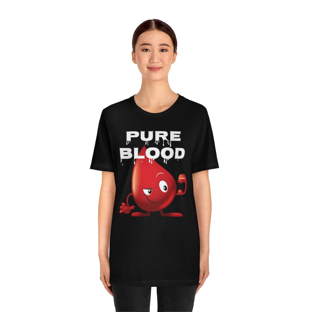 Pure Blood Black Unisex Jersey Short Sleeve Tee