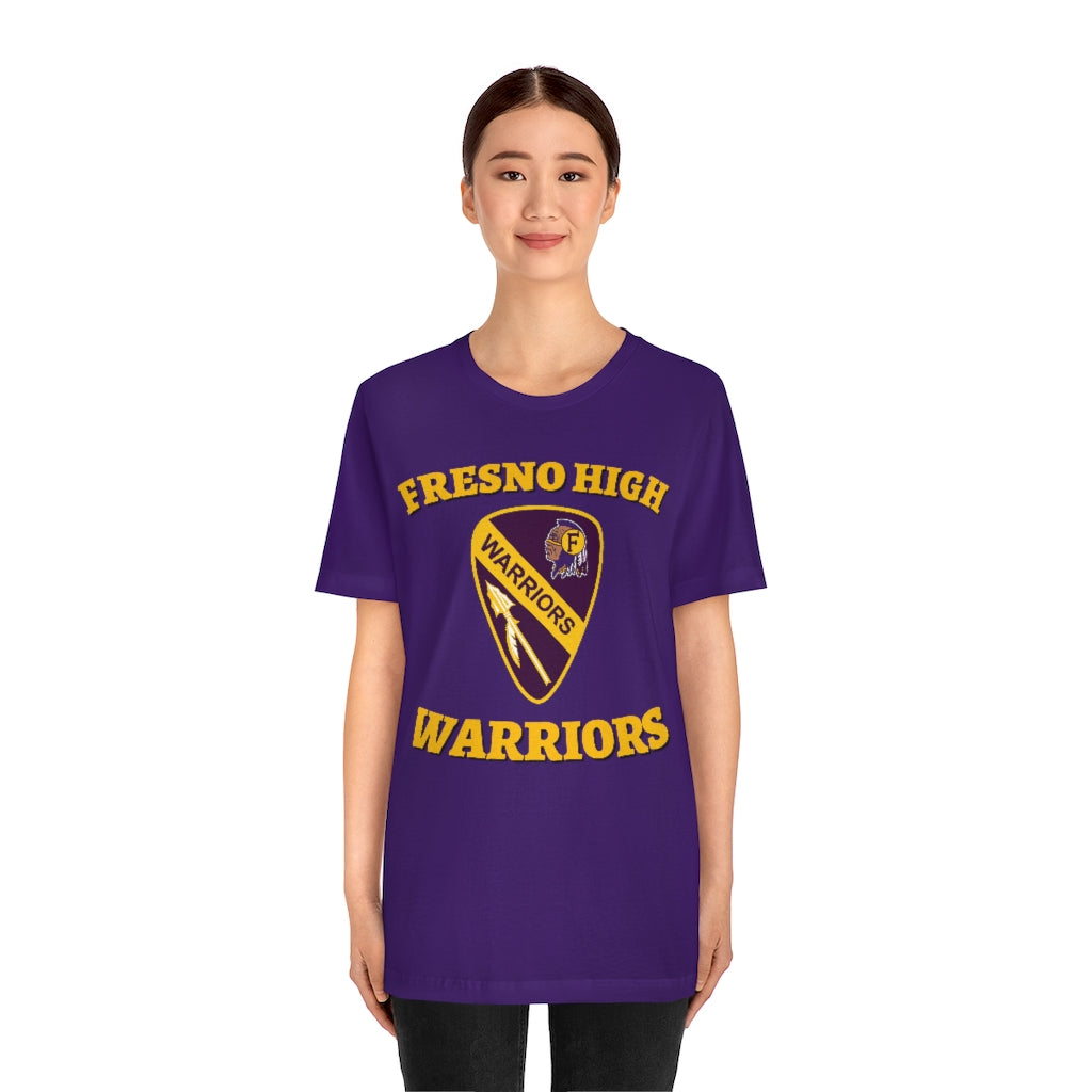 Fresno High Warriors Guitar Pick - Unisex Jersey Short Sleeve Tee