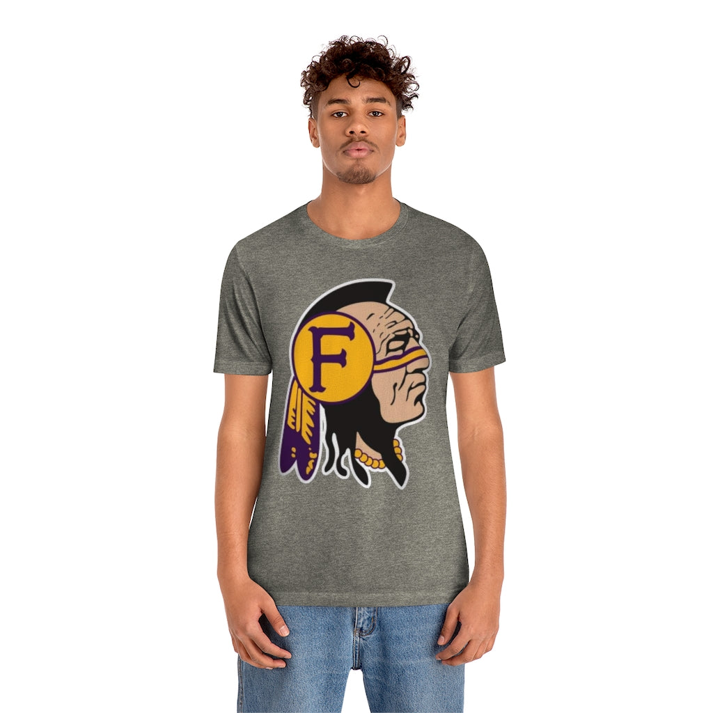 Fresno High Warriors Indian Head - Unisex Jersey Short Sleeve Tee