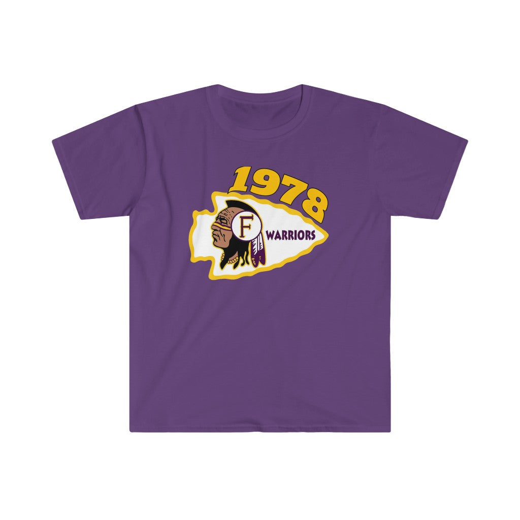 1978 Fresno High Warriors Top Side - Unisex Softstyle T-Shirt