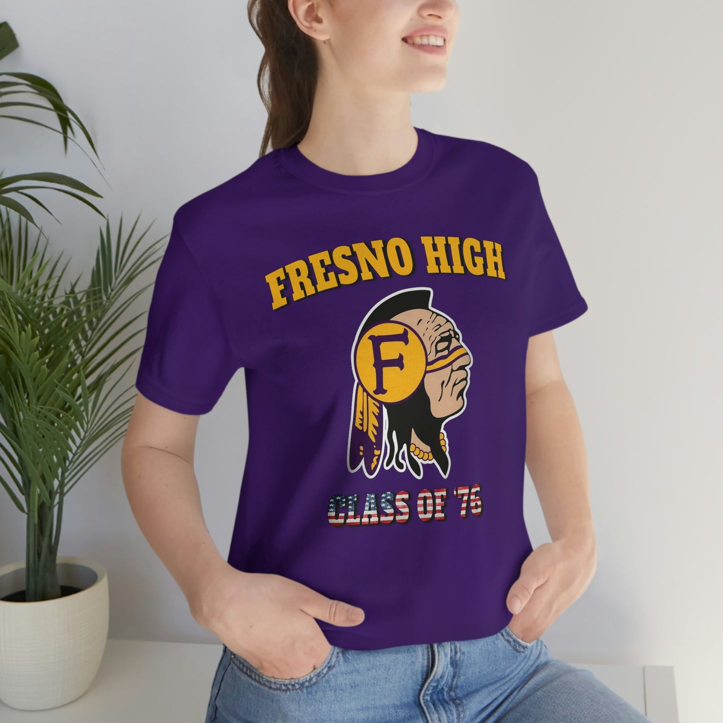 Fresno High Class of '76 - Unisex Jersey Short Sleeve Tee