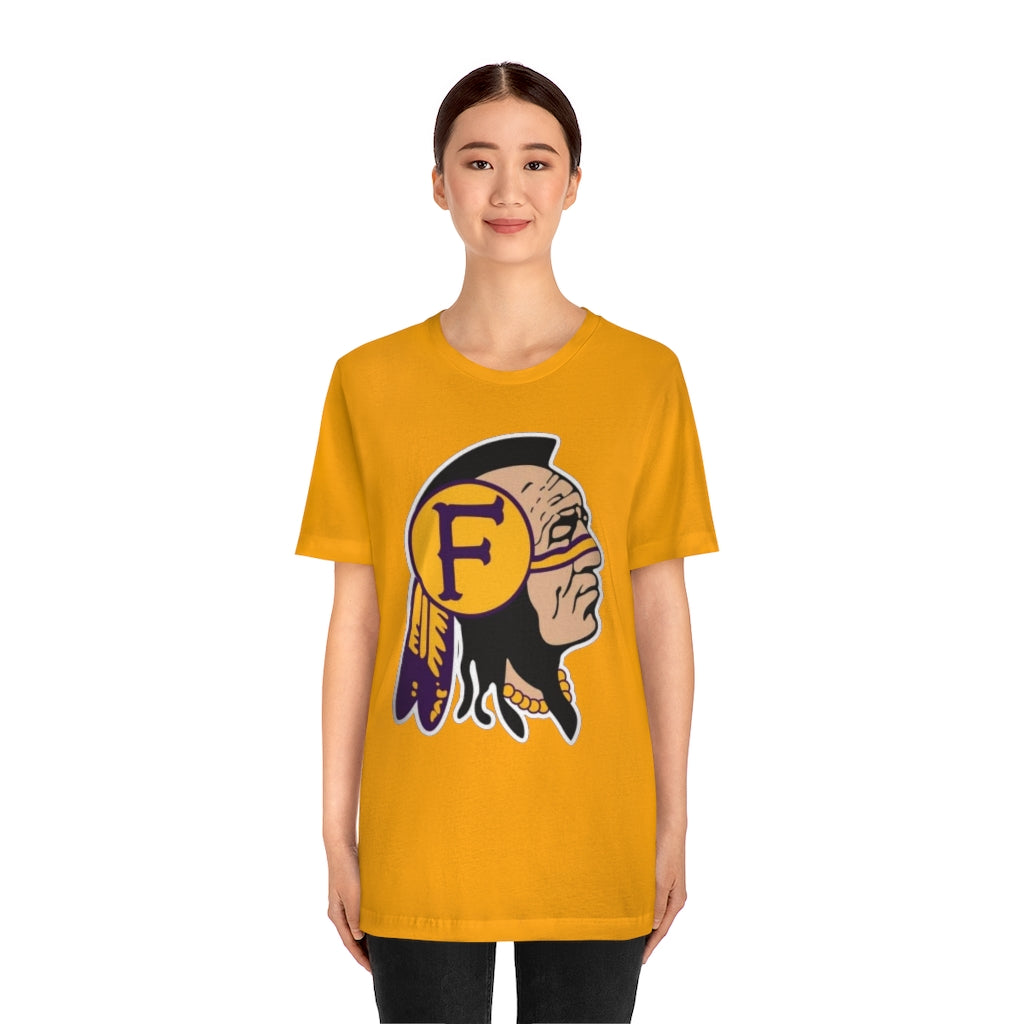 Fresno High Warriors Indian Head - Unisex Jersey Short Sleeve Tee