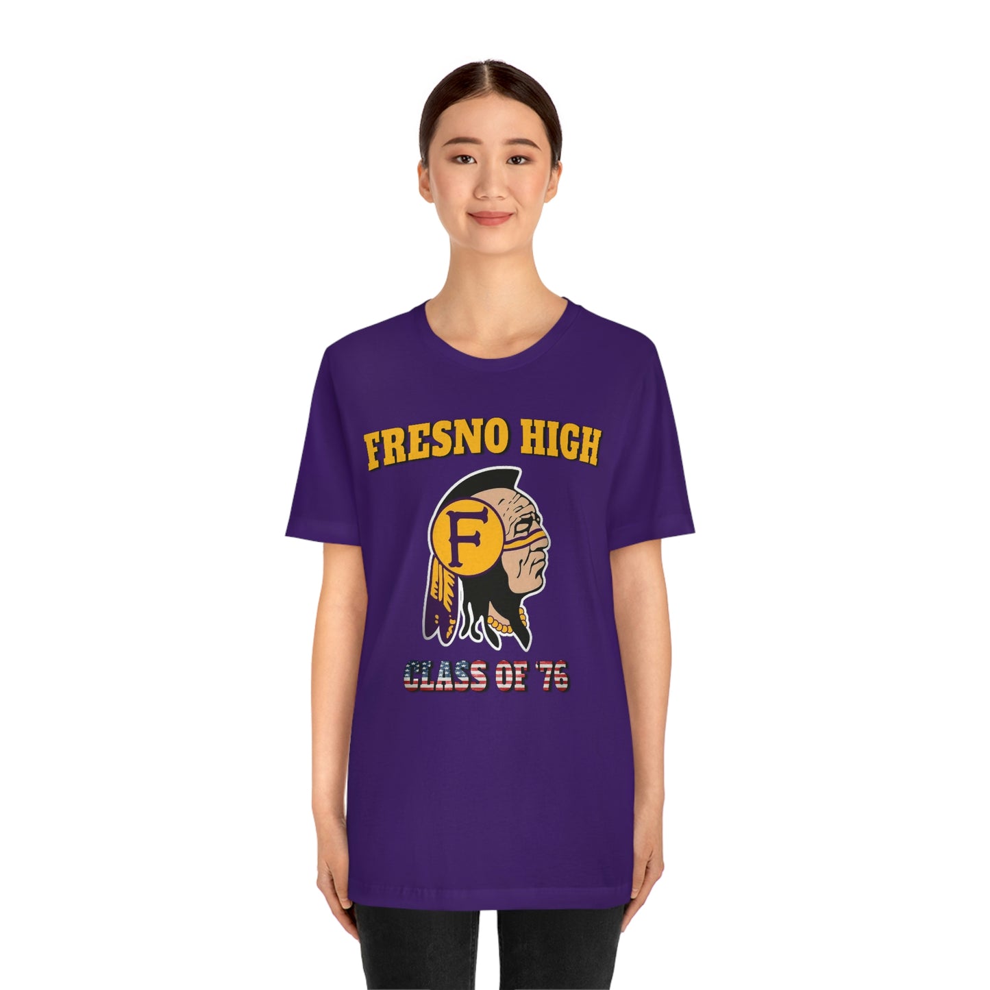 Fresno High Class of '76 - Unisex Jersey Short Sleeve Tee