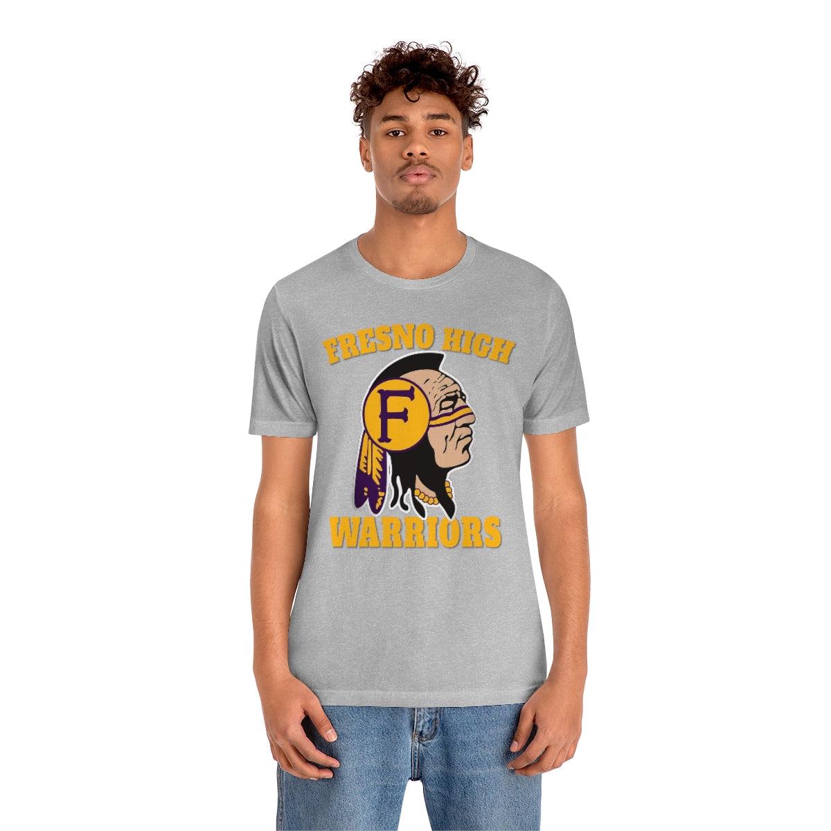 Fresno High Warriors Indian Head 3 - Bella Canvas 3001