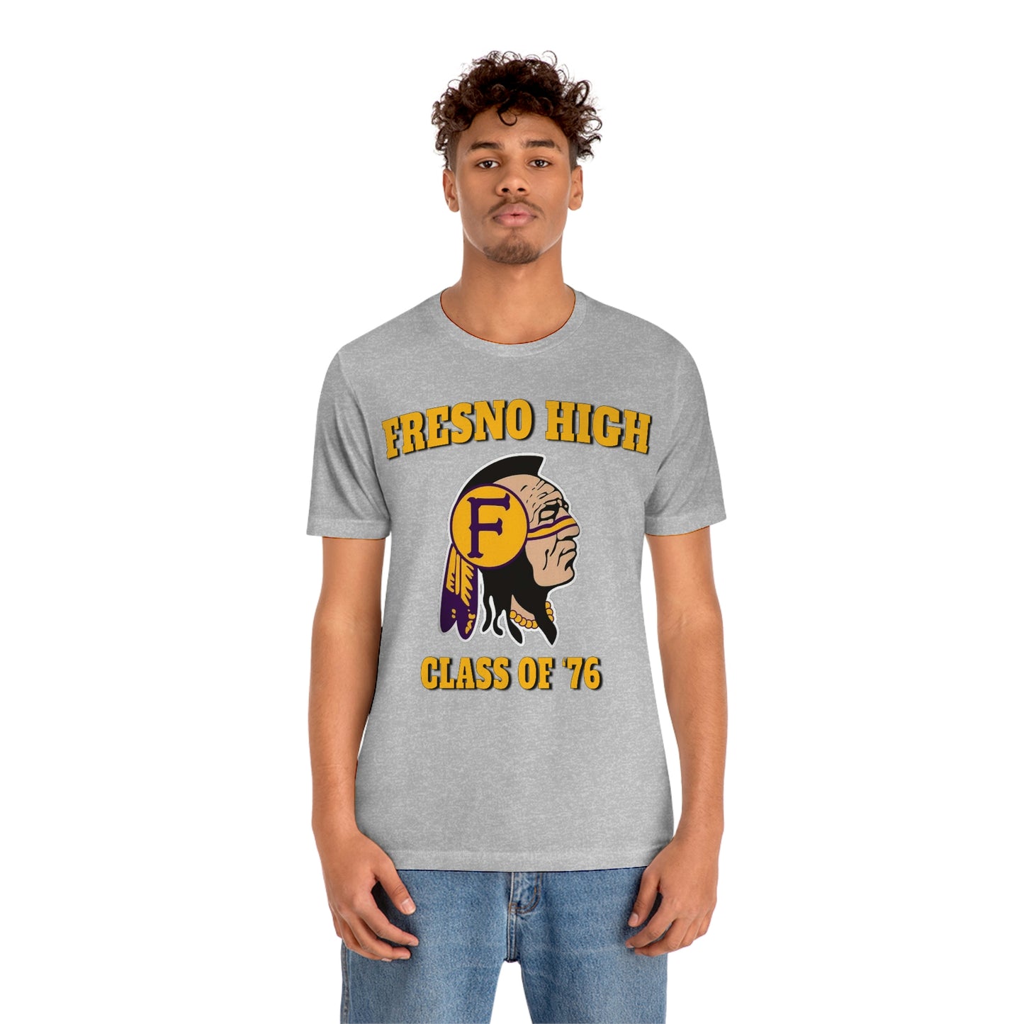 Class of 76 Fresno High - Unisex Jersey Short Sleeve Tee