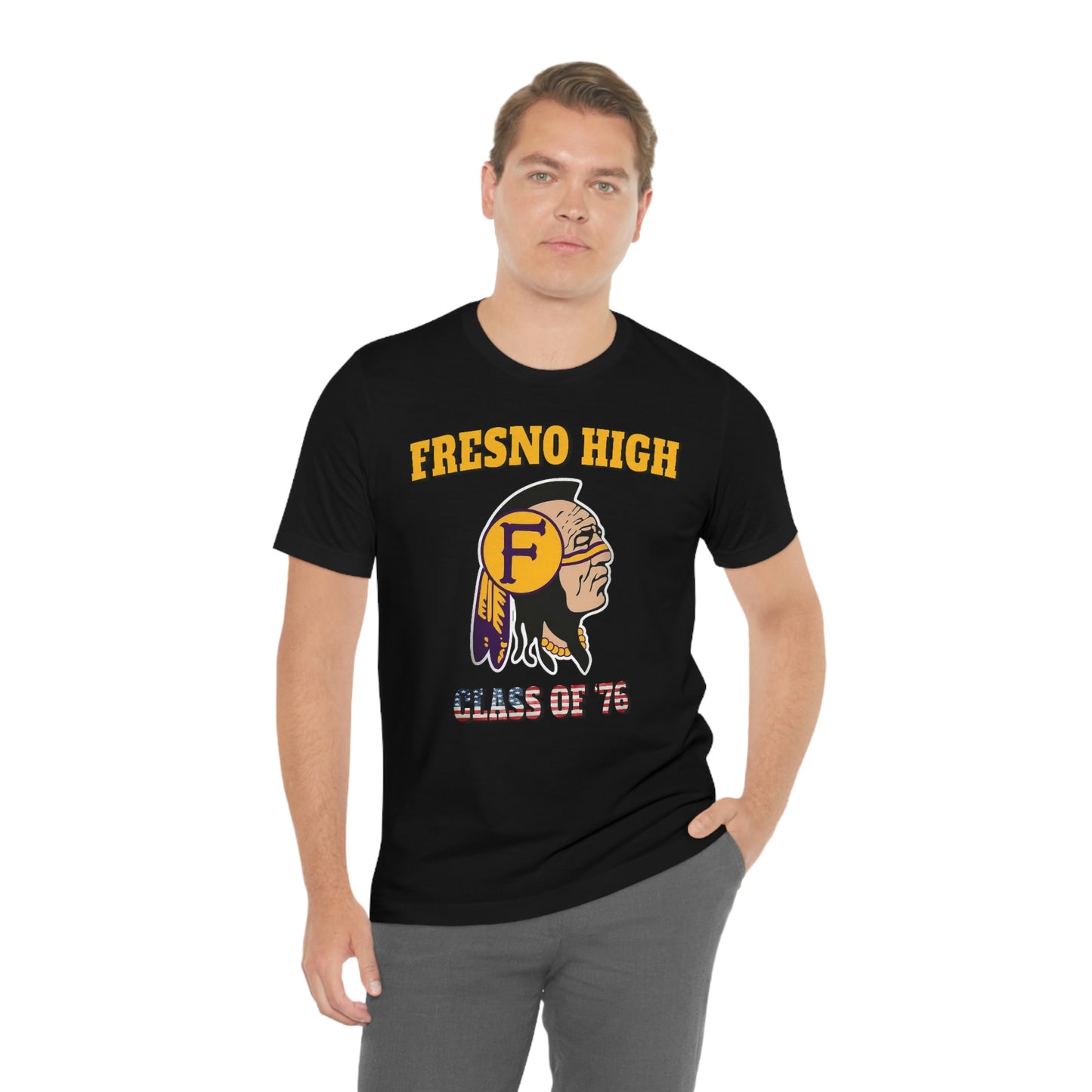 Fresno High Class of '76 - Unisex Jersey Short Sleeve Tee