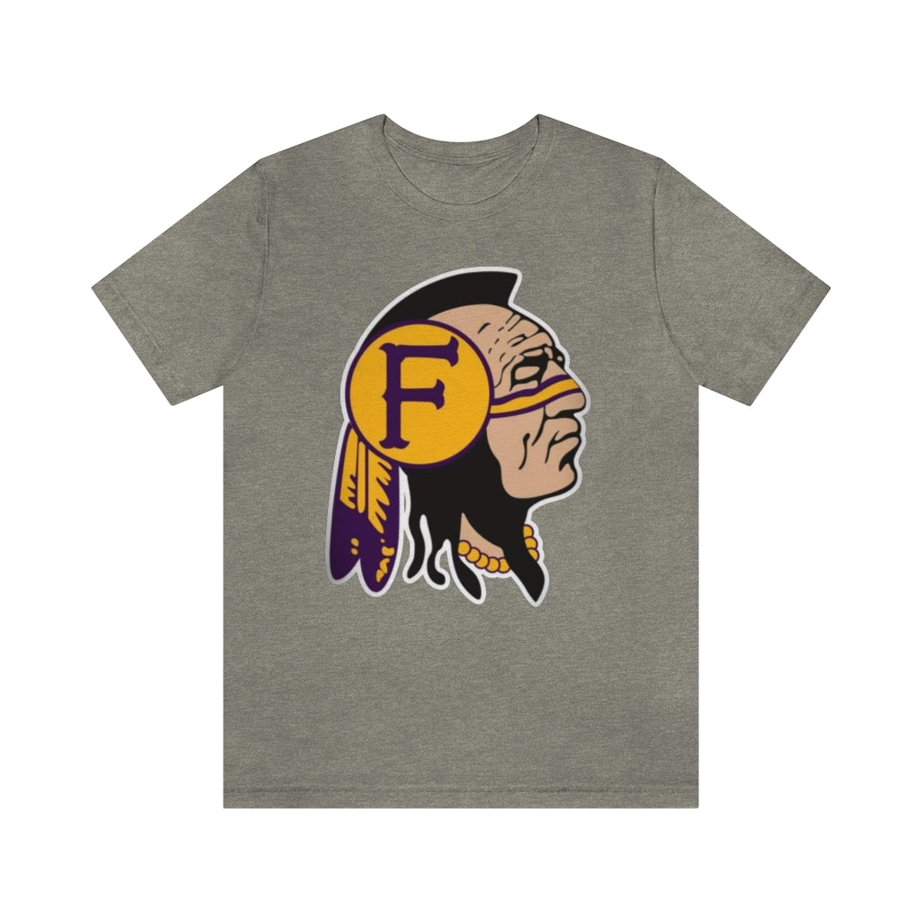 Fresno High Warriors Indian Head - Unisex Jersey Short Sleeve Tee