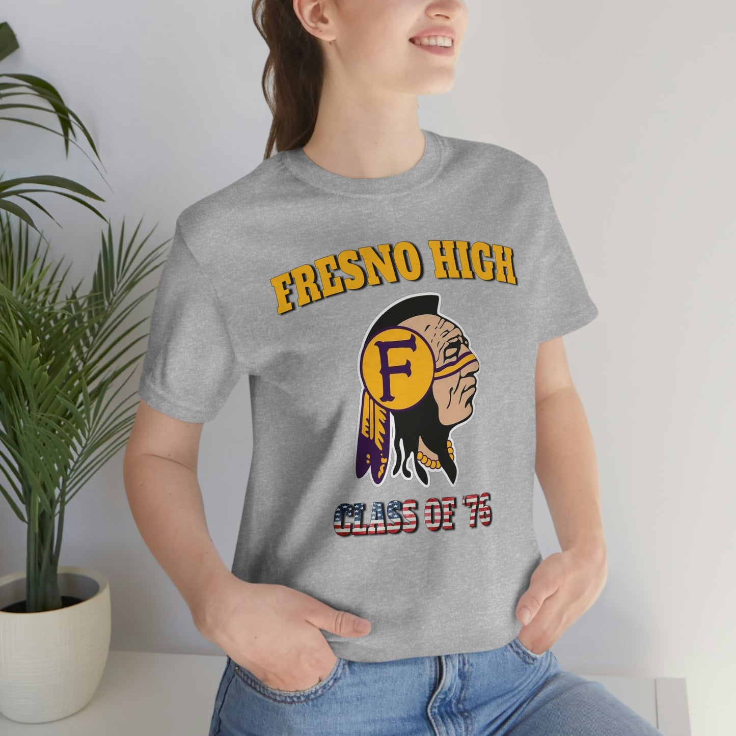 Fresno High Class of '76 - Unisex Jersey Short Sleeve Tee