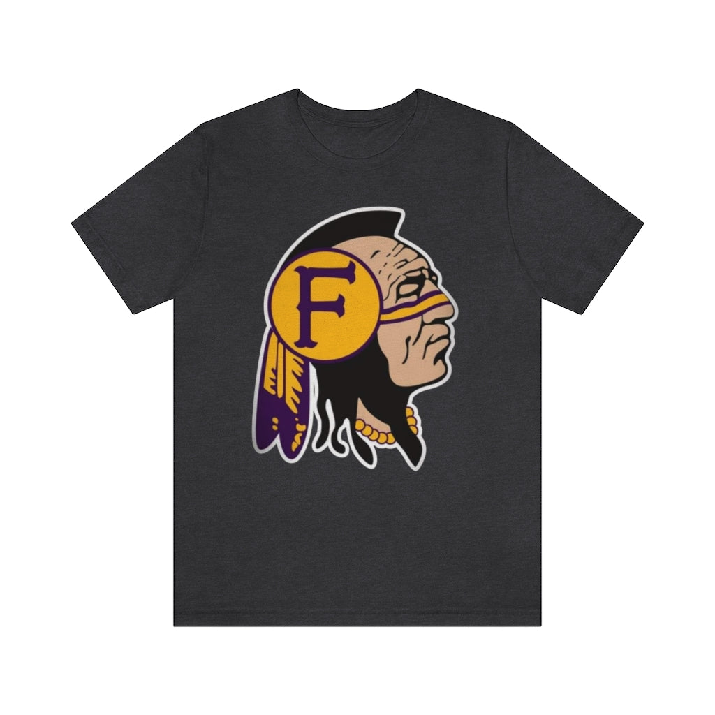 Fresno High Warriors Indian Head - Unisex Jersey Short Sleeve Tee