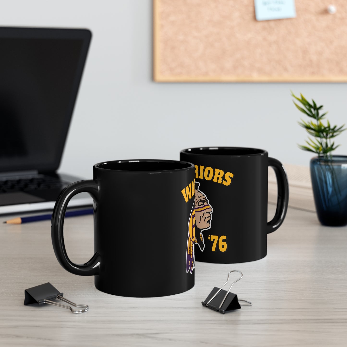 Warriors 76 - 11oz Black Mug