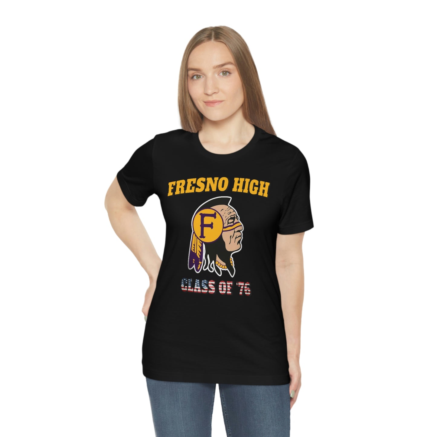 Fresno High Class of '76 - Unisex Jersey Short Sleeve Tee