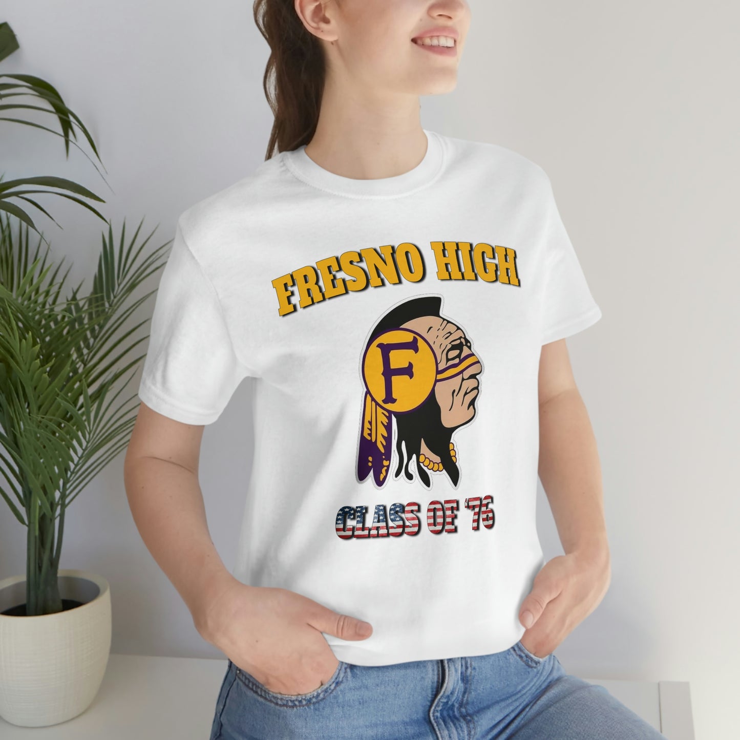 Fresno High Class of '76 - Unisex Jersey Short Sleeve Tee