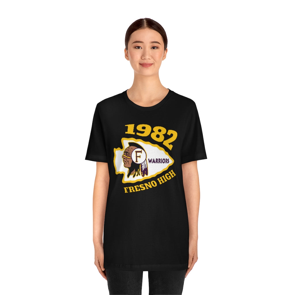 1982 Fresno High Warriors - Unisex Jersey Short Sleeve Tee Bella Canvas 3001