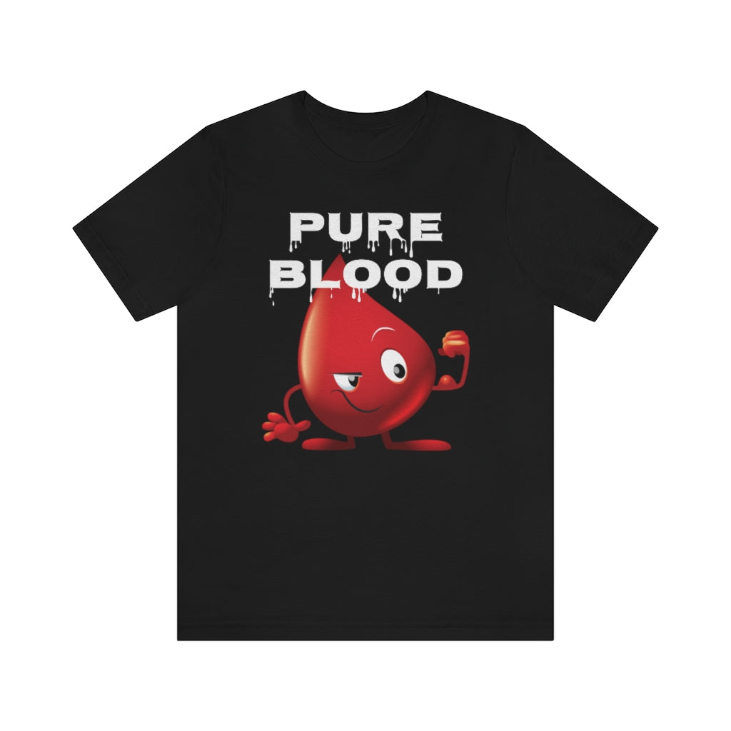 Pure Blood Black Unisex Jersey Short Sleeve Tee