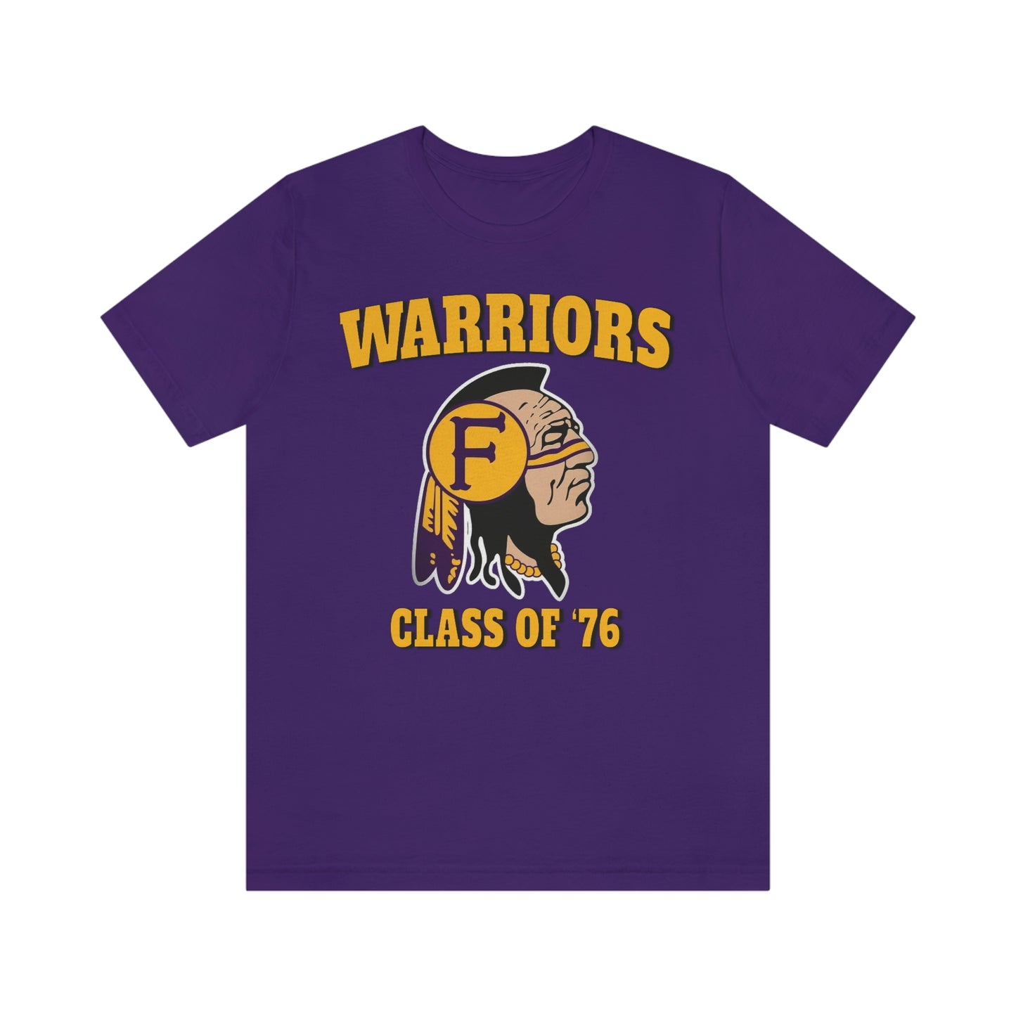 Class of '76 Warriors - Unisex Jersey Short Sleeve Tee