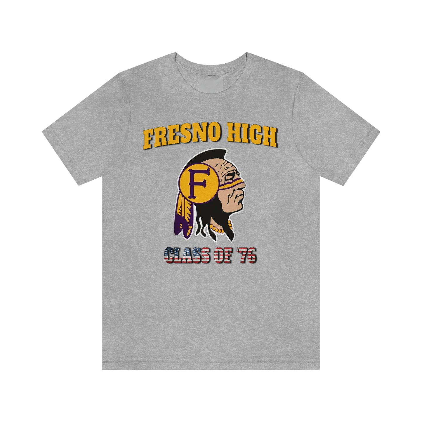 Fresno High Class of '76 - Unisex Jersey Short Sleeve Tee