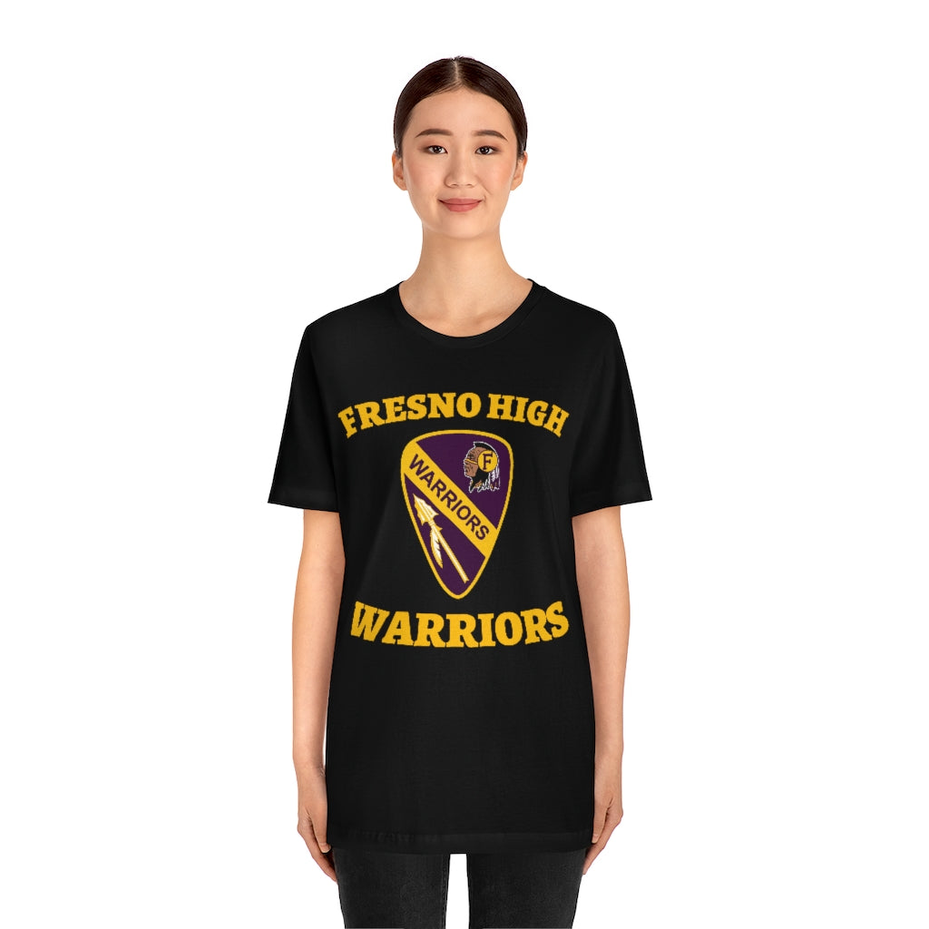 Fresno High Warriors Guitar Pick - Unisex Jersey Short Sleeve Tee